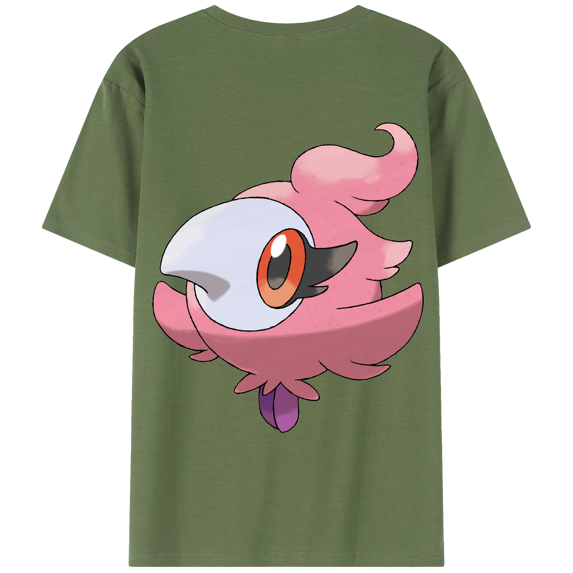 （画像用） ポケットモンスター Pokémon 綿100％ メンズ半袖Tシャツ（バックプリント） 通気性